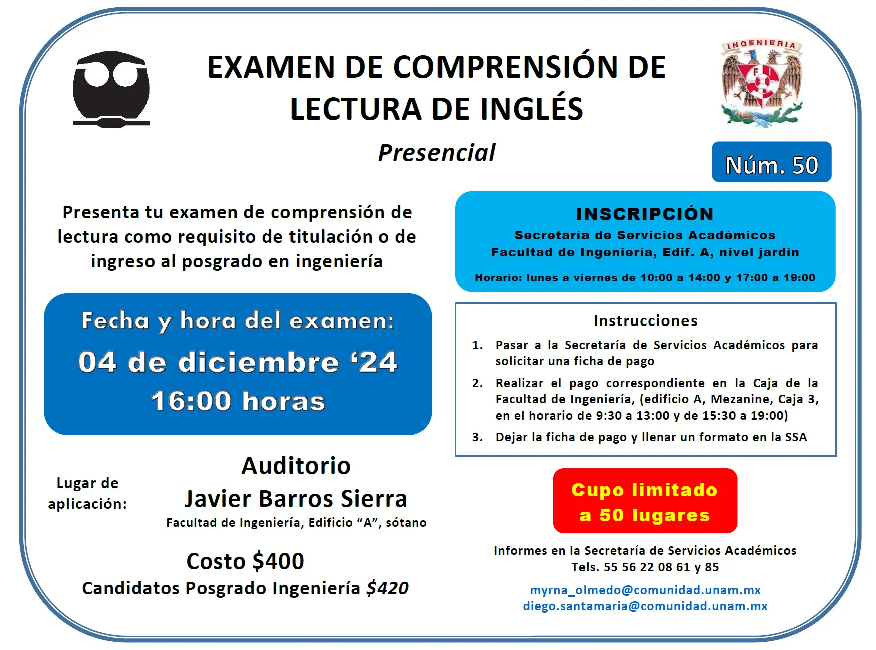 Examen de Inglés